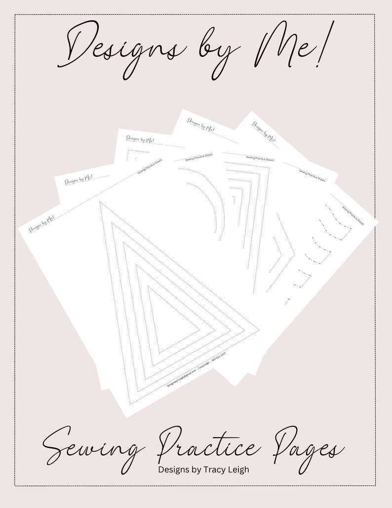 Sewing Practice, 41 Sewing Worksheets Templates for Beginners, Learn ...