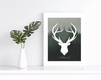 To Whatever End Silhouette - Throne of Glass Downloadable Digital Print