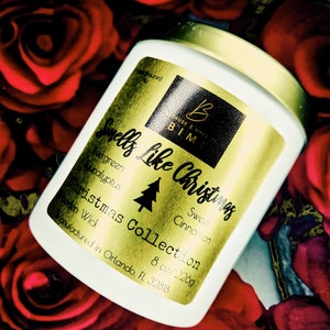 Smells Like Christmas Soy Candle | Christmas Candle | Crackle Candle | Eco Soy Wax Candle | Winter Candle | Christmas Gift