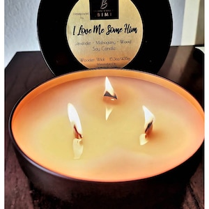 Three Wick Soy Candle | Wooden Wick | Scented | Tin Vessel