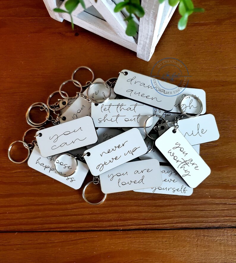 Inspirational Keychains Digital Download Etsy
