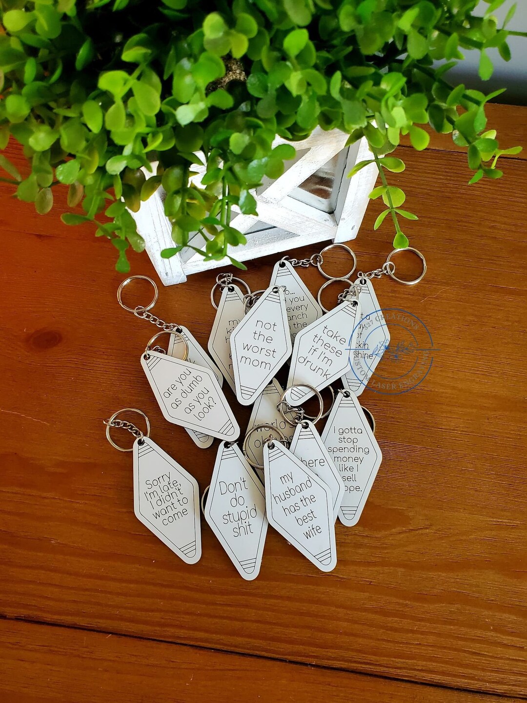 Snarky Keychains SVG ONLY - Etsy