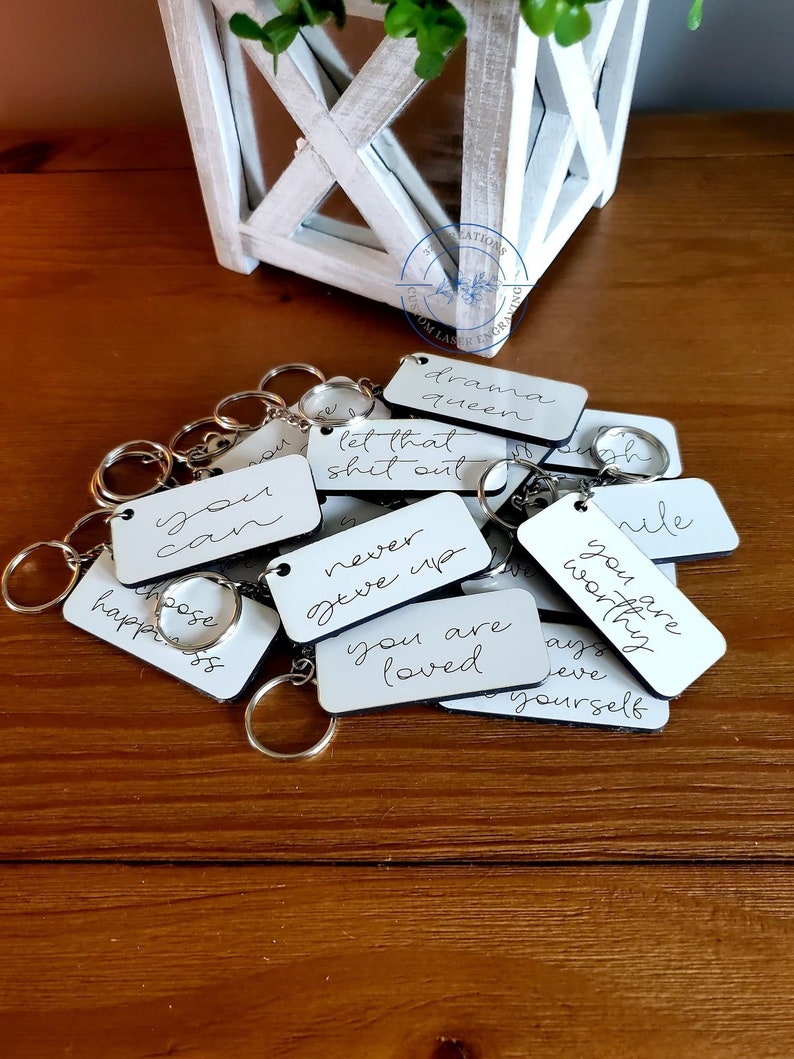 Inspirational Keychains Digital Download Etsy