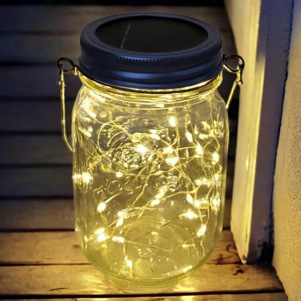 Solar Fairy Light Jars