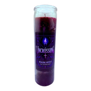 Uncrossing Candle with Seal of Power™ – Hex Removal, Protection & Energy Reset (Includes Ritual Guide)