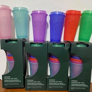 TAL Color Changing Glitter Cup 24 fl oz Tumbler, Multi-Color, 4 Pack