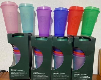 Colored Starbucks Cups