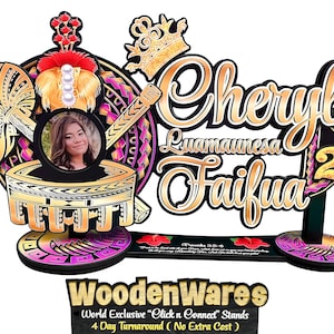 The Kava Bowl Birthday Key with Stand | Personalised Photo Name and Age | Best Custom Birthday Gift | Order now and Get within 4 Days