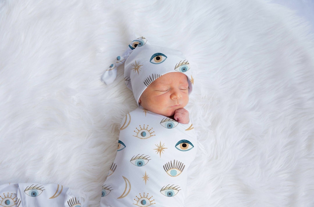 Evil Eye Swaddle Blanket Etsy