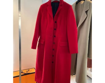 Rote Wolljacke - Damenjacke