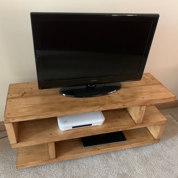 Rustic Tv Stand Etsy UK