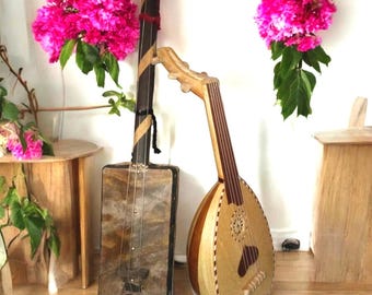 モロッコのグンブリとリュートセット：伝統楽器 - Etsy 日本