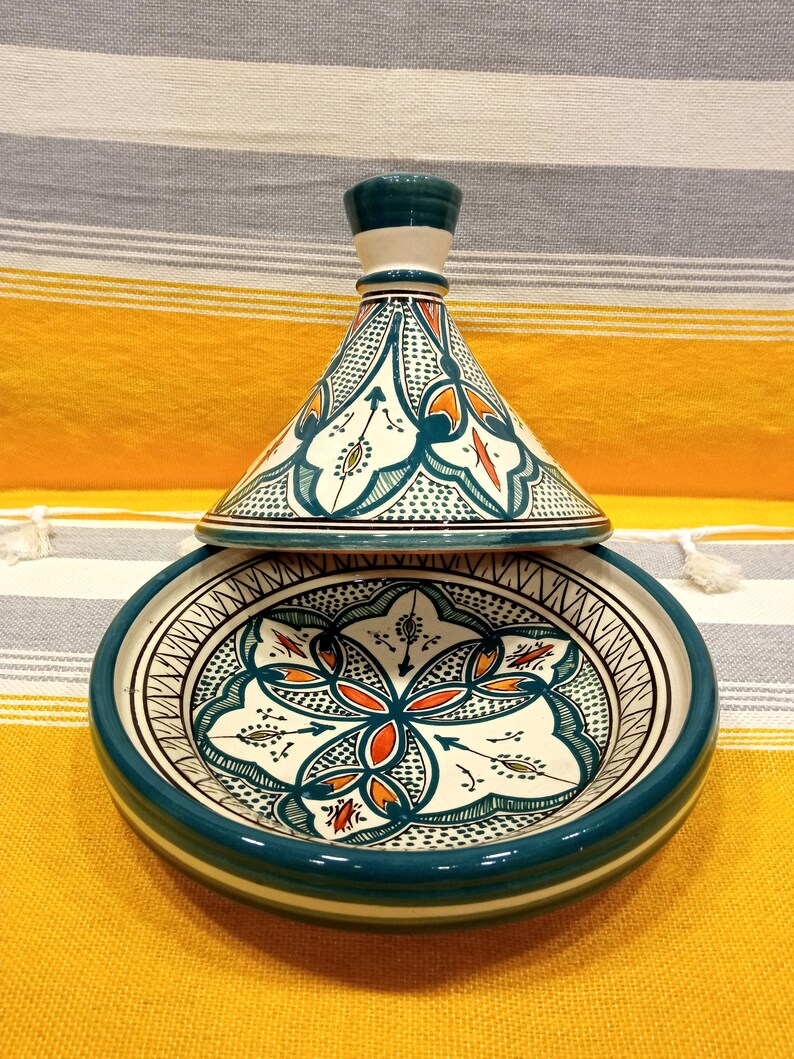 Moroccan Serving Tagine Handpainted Tagine Decorative Tajine Tagine