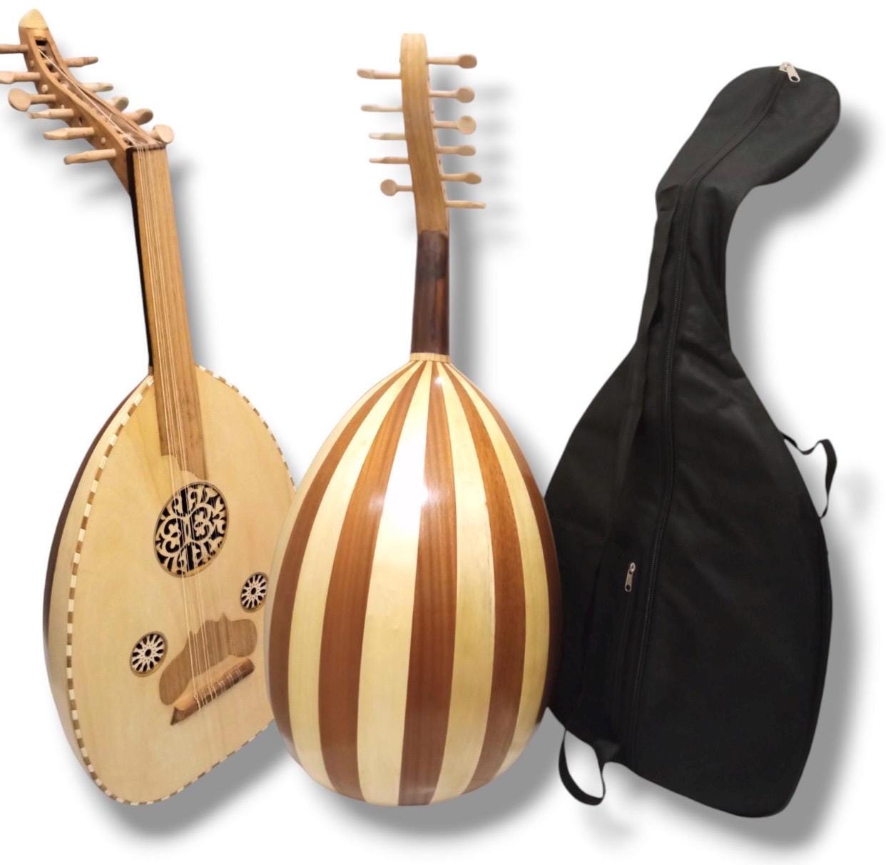 リュート　モロッコ楽器 手作りの小さなモロッコの5弦リュートギター伝統的なスピリチュアル