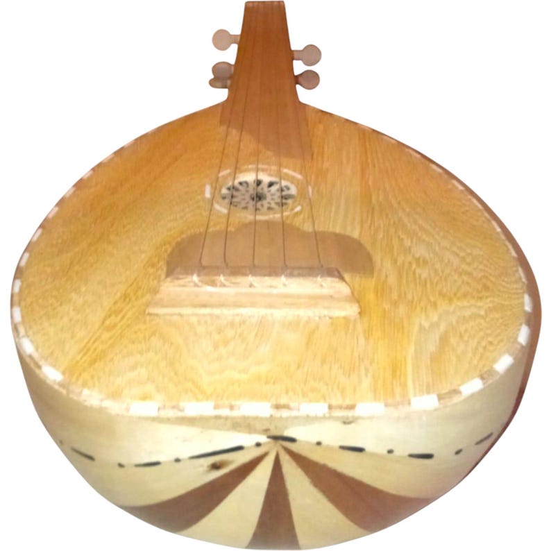 Lute Stringed Instruments Exquisite Lute Instrument - Authentic Handmade Arabic Oud, 5-string ...