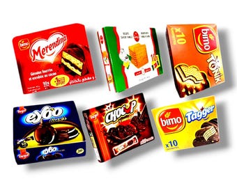 Boîte de Collations Marocaines : Bimo, ToniK, Tagger, Merendina  