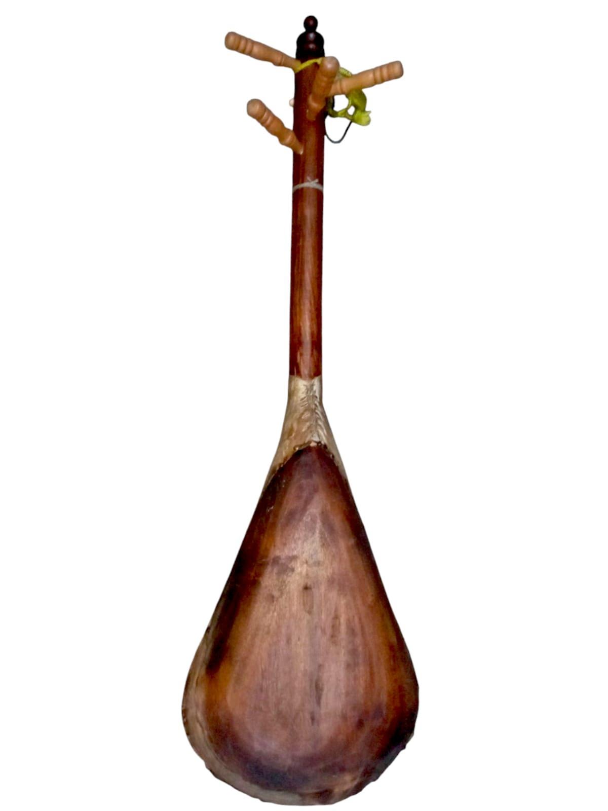 Small Moroccan Lutar Authentic Handcrafted 3 String Instrument for