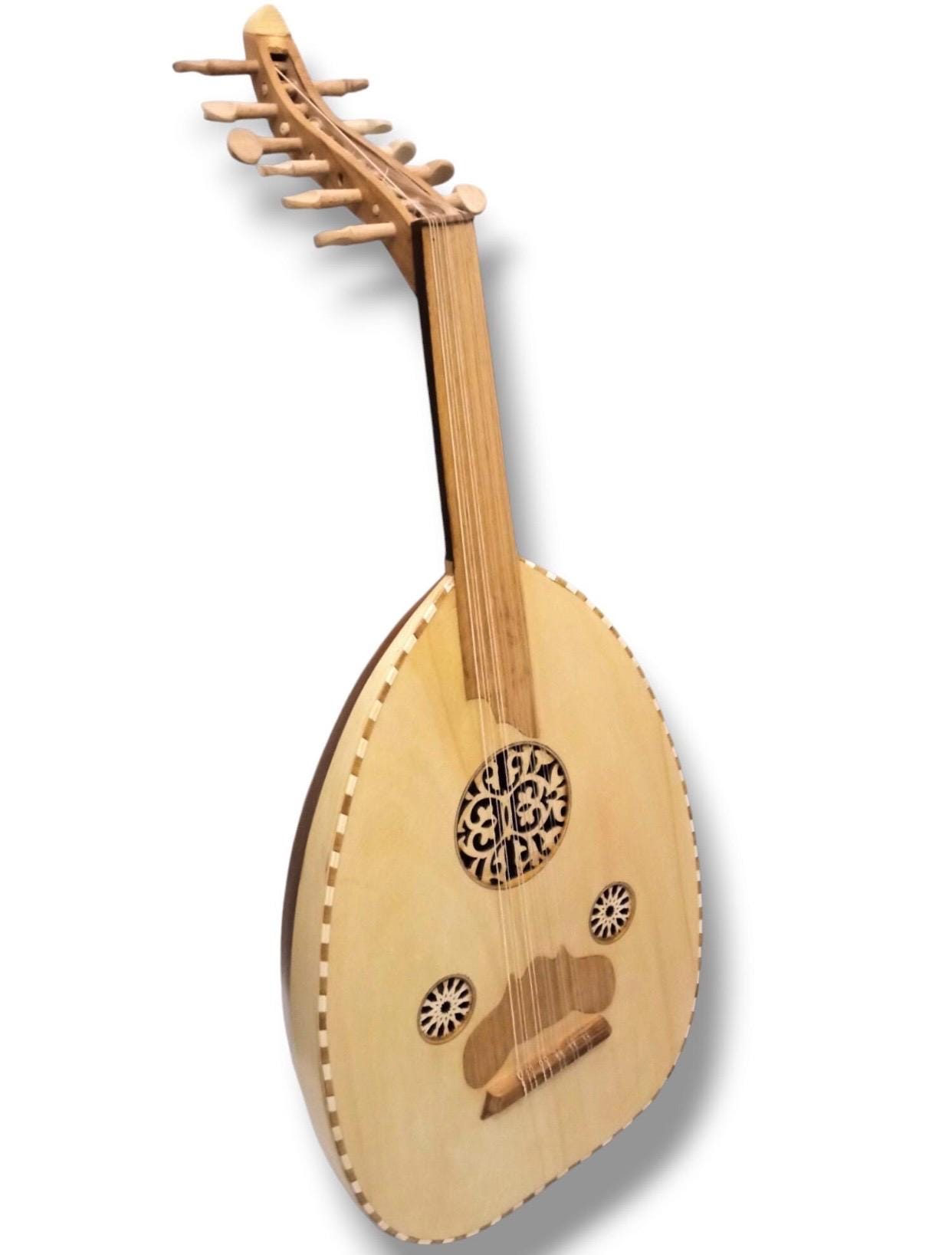 手作りの小さなモロッコの5弦リュートギター伝統的なスピリチュアル