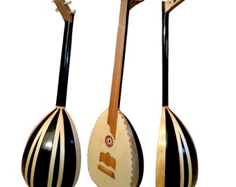 Handcrafted Moroccan Oud: 5-String Lute, Traditional Musical Instrument