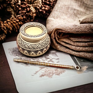 Moroccan Ceramic Ashtray with berber desgine Painted by hand Unique Ashtray, Decorative Ashtray, Black and white ashtray with Handmade pipe