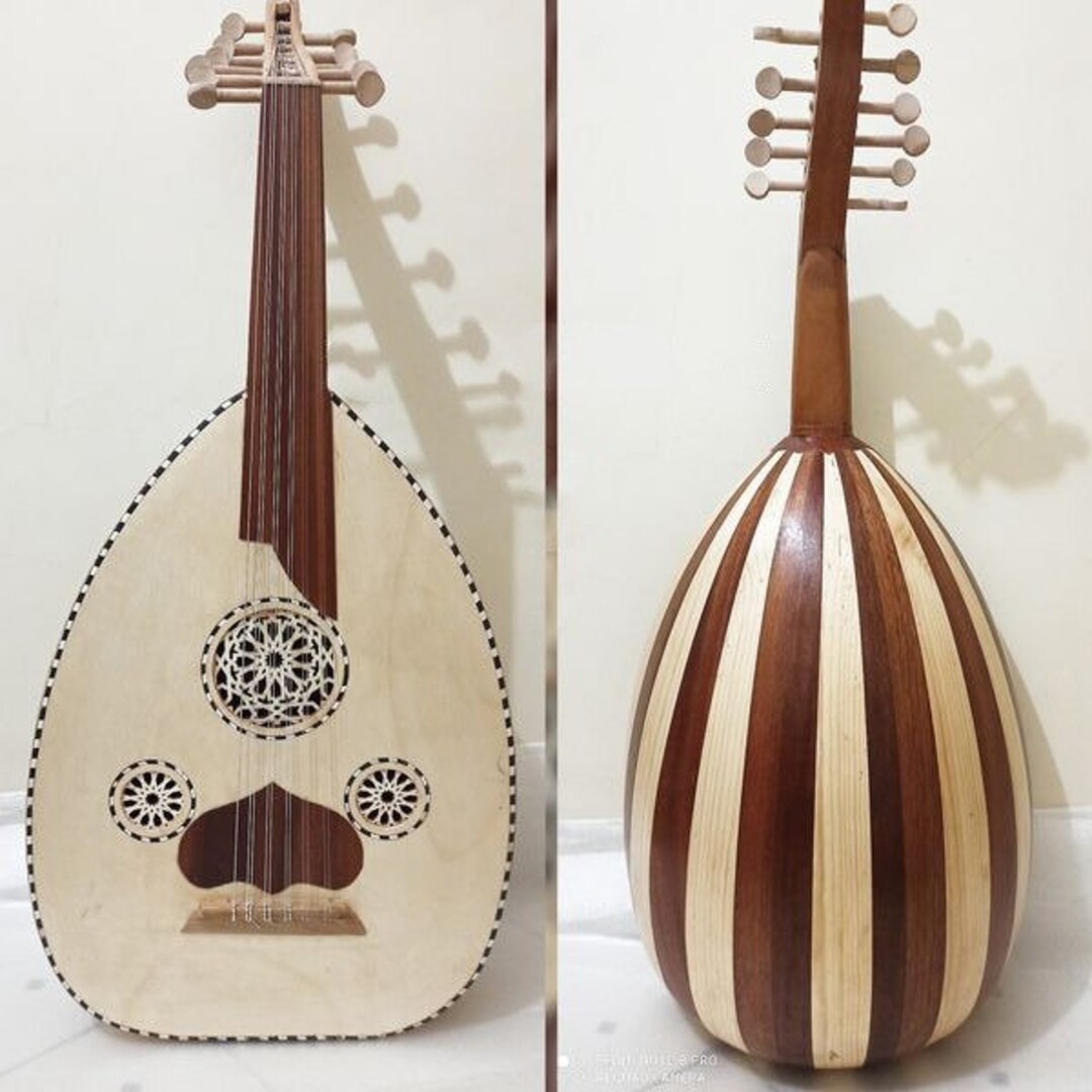 Large Lute Oud Music Instrument With 5 Strings Melodies Etsy UK