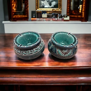 Moroccan Round Ashtray Unique Ashtray Cigar Ashtray Home decor, Handmade Ashtray, Decorative Ashtray With Lid, Turques ashtray