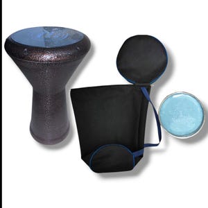 Professionele Marokkaanse darbouka-trommel van gegoten aluminium – handgemaakt percussie-instrument, uniek muzikaal cadeau