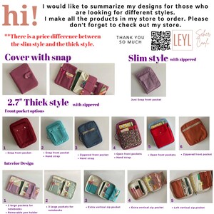 Canvas Zipped Journal Case With Front Pocket Zipper Notebook Cover