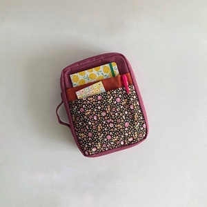 Canvas Organizer Journal Case for Supply Storage & Carrying (for All Notebook) A5 Zipper Cover, Travel A5 Notebook Cover, Sketchbook Case