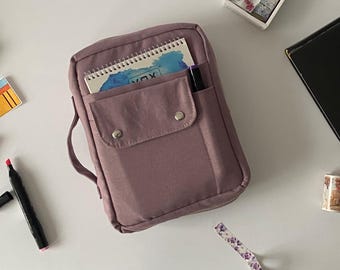 レザーアーティストキットバッグ | 旅行用スケッチブック