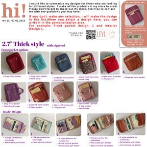 Canvas Zipped Journal Case With Front Pocket Zipper Notebook Cover