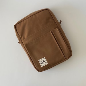 Organizador de mochila de lona con cremallera, organizador de bolso de mano, organizador de bolso pequeño, bolsa multiusos, bolsa de planificador