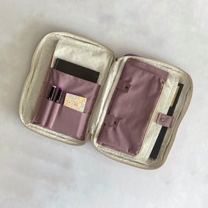 Canvas Travel Artist Backpack, Art Bag, Art Supply Bag, Watercolor Travel Bag, Sketchbook bag, Aquareltasche