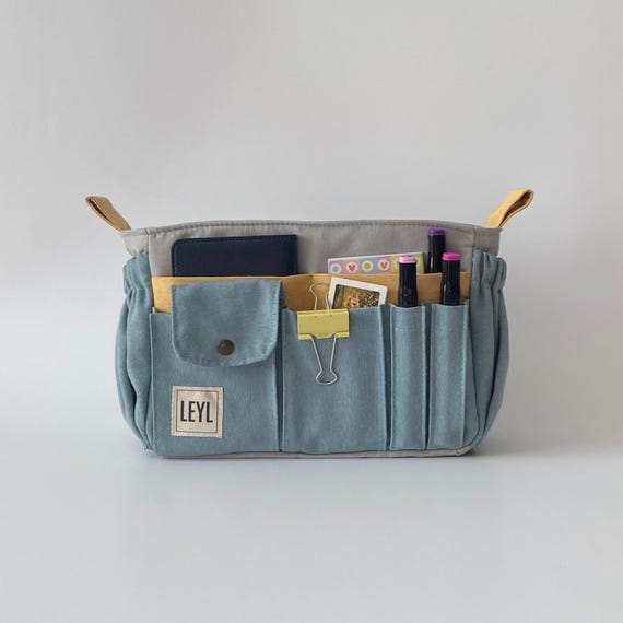 Canvas Purse Organizer Insert, Custom Bag Insert, Bag Organizer, Tote Bag Organizer, Organizer Bag for Tote Bag, Tote Insert, Bag in Bag