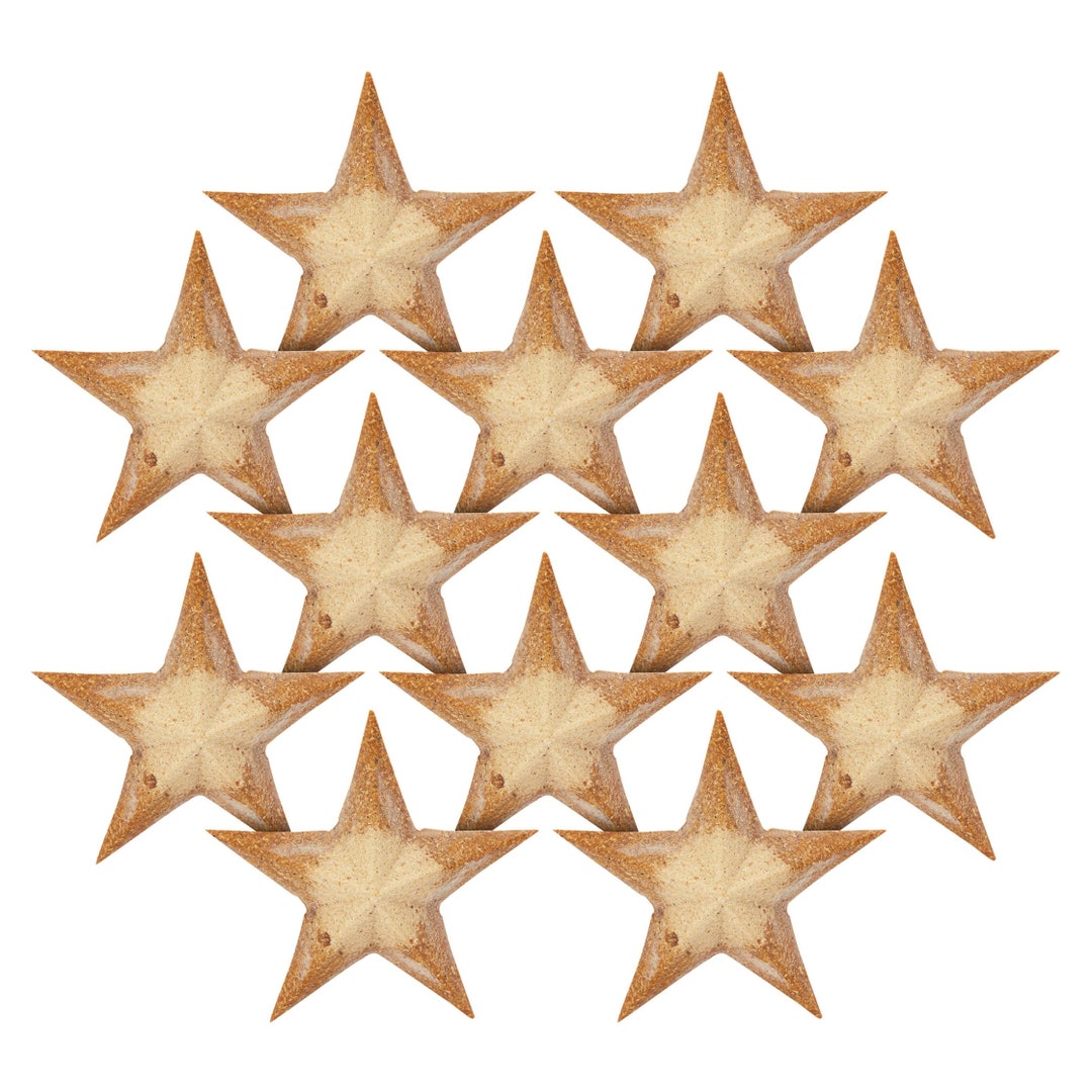12 Pack Unfinished 3D Wooden Star Cutouts for Crafts 3 X 0.5 Etsy