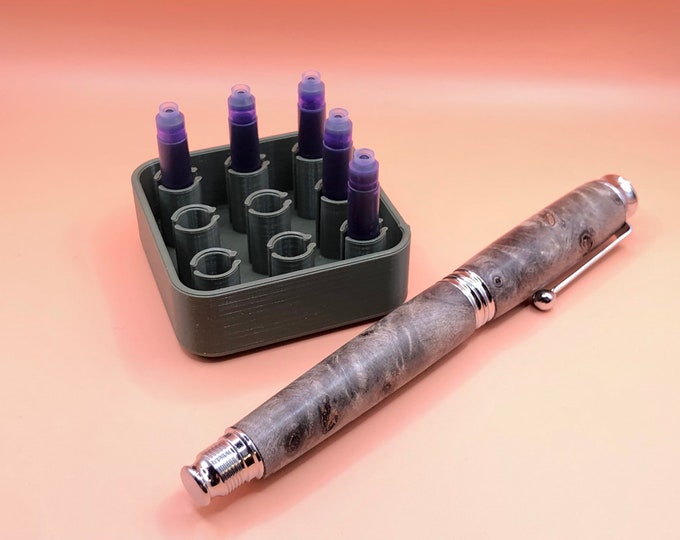 Fountain Pen Refill Holder | Prevent Messy Spills | Office Organisation