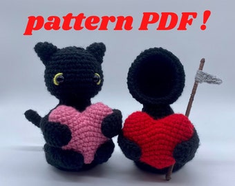 Love to Death 2in1 Crochet Pattern Amigurumi PDF