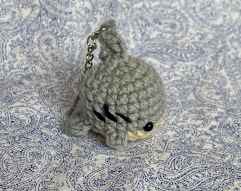 Shark Crochet Keychain Amigurumi Accessory