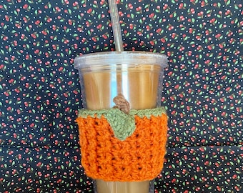 Pumpkin Crochet Cup Cozy