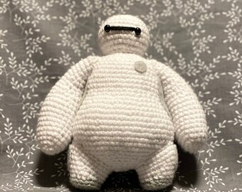 Baymax Crochet Figurine Cartoon Amigurumi Toy