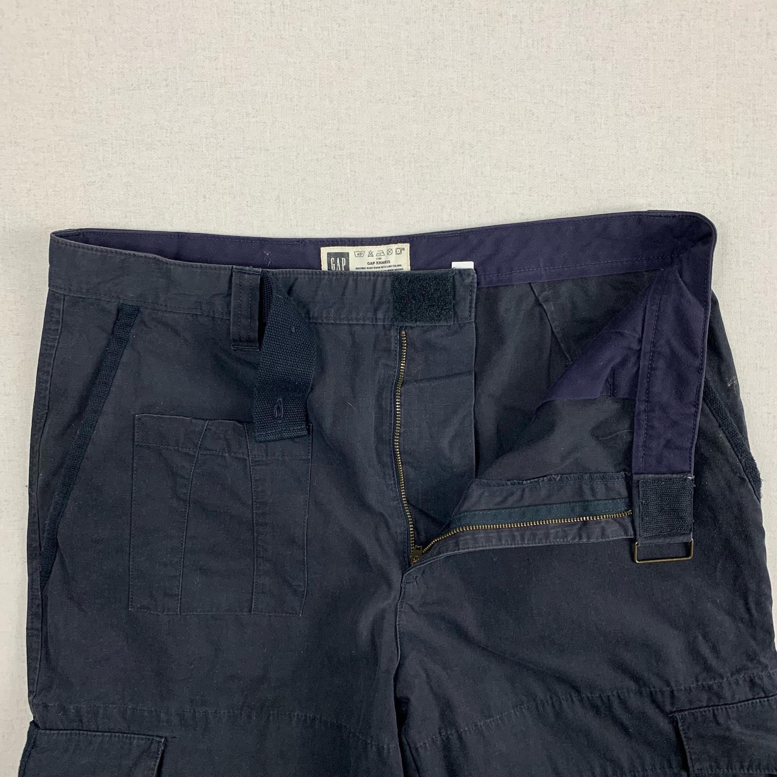 Vintage Black Gap Baggy Cargo Technical Pants - 36 - 90s - Etsy