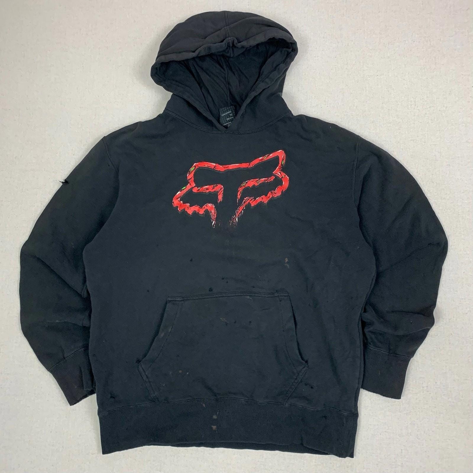 Vintage fox racing hoodie - Etsy 日本