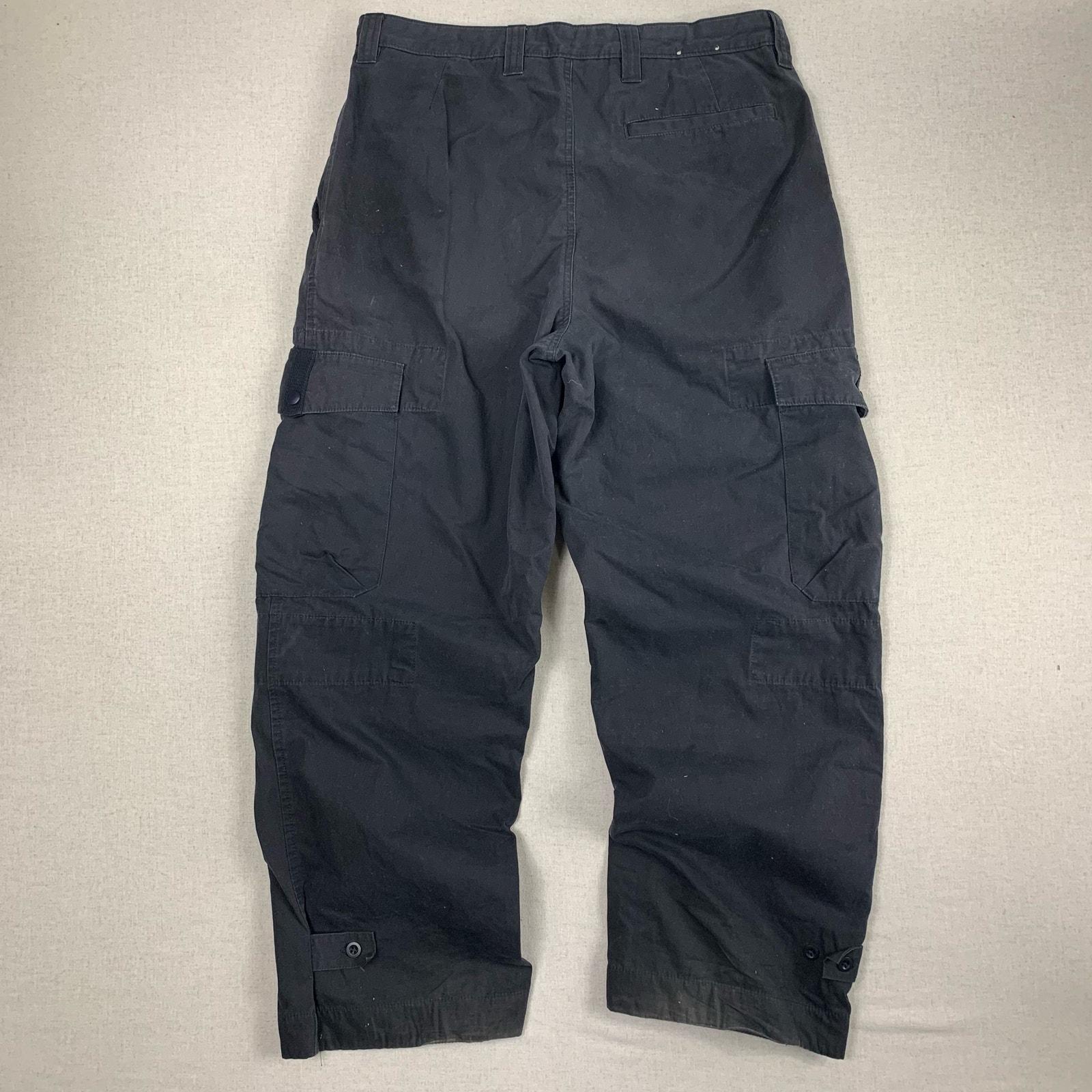 パンツ 00s GAP micro polyester technical pants Vintage Black Gap Baggy Cargo Technical Pants - 36 - 90s - Etsy