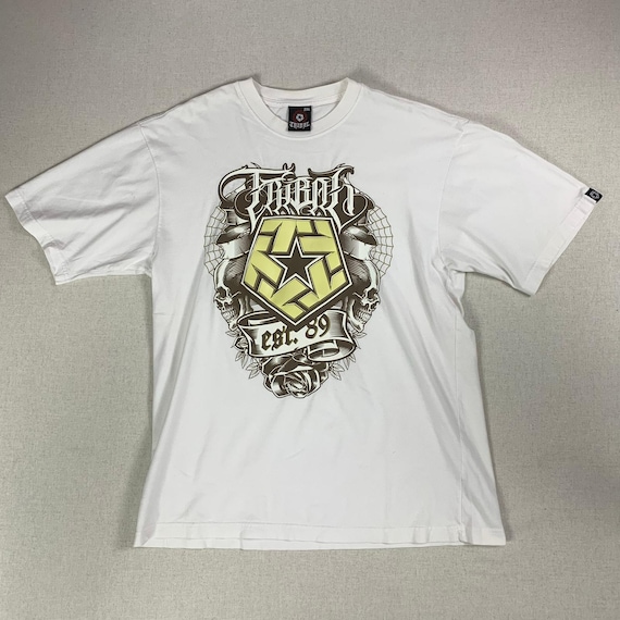 Vintage White Tribal Gear MMA T-shirt - 2XL - Y2K - Etsy