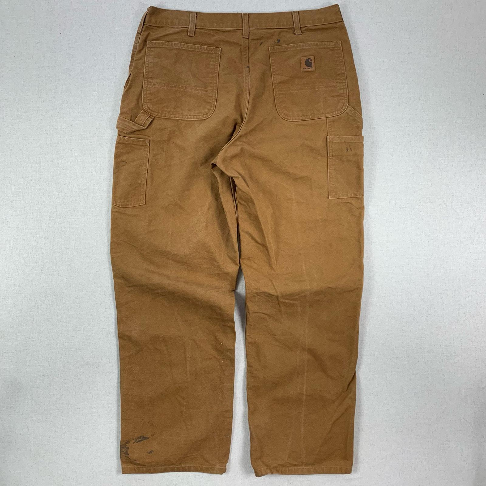 貴重◎ 90's carhartt duck cargo pants Carhartt WIP - Regular Cargo Rinsed Duck Green - Pants