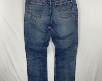 Jeansy Vtg Levi's 50619 Faded Orange Tab Straight Fit 38 90s