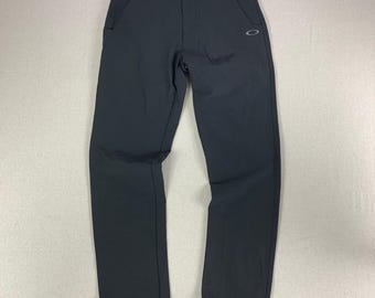 Large / 2000s Oakley Software Techwear Black Wide Leg Opium