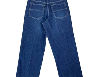 Vintage Dark Wash Baggy Jeans Blaze On Size 36 90s