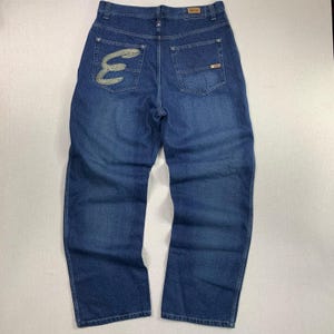 Vintage Blue Enyce Baggy Wideleg Jeans - 36 - Y2K