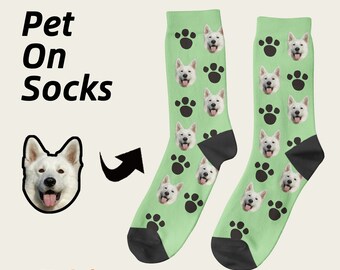 custom dog socks etsy
